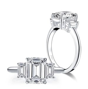 Sona Emerald Cut Diamond Ring S7